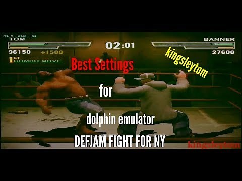 BEST SETTINGS FOR DEF JAM FIGHT FOR NY DOLPHIN EMULATOR