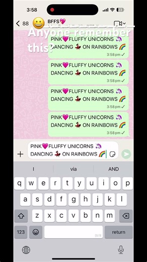 PINK🩷FLUFFY UNICORNS 🦄 DANCING 💃🏻 ON RAINBOWS 🌈