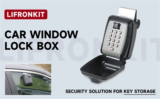 Watch Lifronkit Black Portable Car Key Lock Box  on Amazon Live