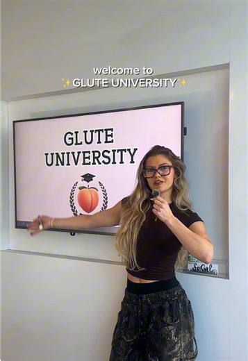 CL(ASS) IS IN SESSION 📚🎓🍑 Glute University Lesson 1: Anatomy of The Glutes! #gluteuniversity #glutegrowth #howtogrowyourglutes #gluteanatomy #gymtipsforwomen