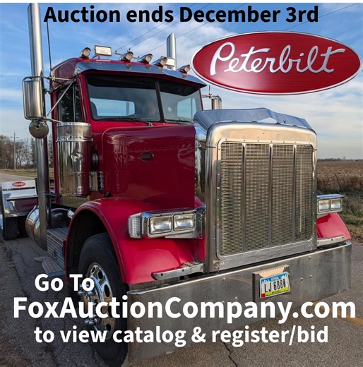 More pictures will be coming soon on our catalog. Go to FoxAuctionCompany.com to view catalog and to register and bid! | Fox Auction Company