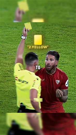 Sergio Ramos Made His Own Red Card WORSE 😳 #football #shortvideo #viral