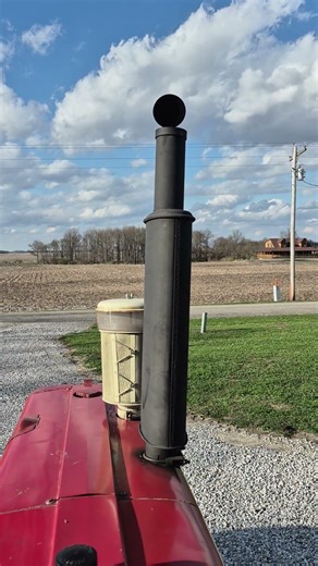 ih 1256 dyno run with muffler. #farmall #dyno