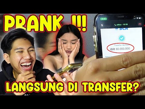 PRANK !! @AlikkaKalistha MINJEM DUIT 60 JUTA !!! REAKSI DIA BEGINI....