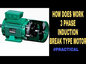 How Does Work 3 Phase Induction Break Type Motor