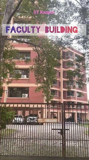 IIT Kanpur Campus Tour 🎥 | Faculty Building & Hostels View | #iitkanpur #viralshort2025 | IITK Vibes