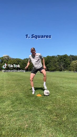 Ball Mastery Drills Using One Cone