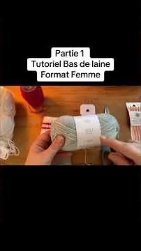 Tutoriel Tricot bas de laine classique tous les formats maintenant disponible sur Youtube! #tricot