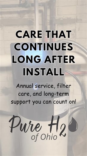 Pure H2O on Instagram: "Home water filtration systems are designed for long-term performance — not constant attention. For most households, a routine annual service helps ensure the system continues operating as intended. During service, filters are refreshed, performance is checked, and small adjustments help maintain consistent water quality throughout the home. This kind of proactive care supports reliability over time, much like other systems that protect your home. Most systems don’t signal