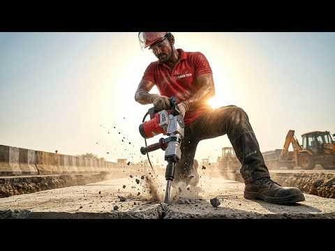 Laser Tech Demolition Hammer | Cinematic AI Ad Film