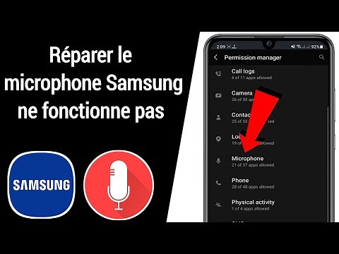 Comment réparer le microphone Samsung ne fonctionne pas