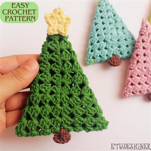 Crochet Christmas Tree Pattern: DIY Holiday Decor (PDF Pattern) - Etsy
