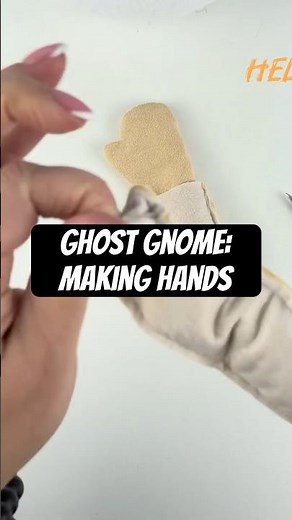 Watch the full Ghost Gnome Tutorial on my channel ⬆️👻 #halloweendecor #halloweencrafts #gnomes #diy