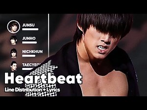 2PM - Heartbeat (Line Distribution + Lyrics Karaoke) PATREON REQUESTED