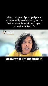 The Very Reverend Winnie Varghese is a queer Episcopal priest born to Indian immigrants. She is now the first woman to become dean of the largest cathedral in the United States, Cathedral of St. John the Divine, NYC. In case you missed it, Reverend Paul Raushenbush recently spoke with her all about her journey on our podcast, The State of Belief. https://www.interfaithalliance.org/post/fully-herself-rev-winnie-varghese-assumes-the-pulpit-at-st-john-the-divine-in-new-york-city | Interfaith Allian