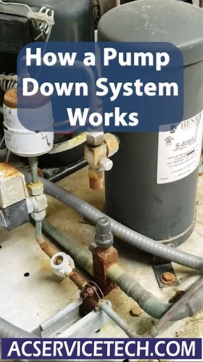 I go over an Automatic Pump Down Refrigeration System! . . . #hvac #hvacinstallation #hvacinstall #hvaclife #hvactech #hvaccontractor #hvacservice #hvacr #hvactechnician #hvacrepair #hvactraining #hvacmaintenance #acservicetech #hvaccourse #hvacschool #hvacclass #hvactools #hvacproblems #hvacquality #hvacclass #pumpdown #heatpump #automatic #auto | AC Service Tech LLC