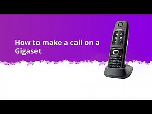 How to make a call using a Gigaset