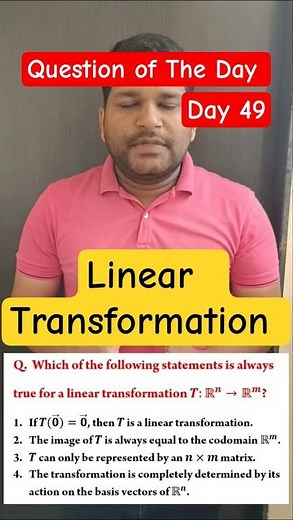 Linear Transformation | Linear Algebra | CSIR NET & GATE Mathematics | IFAS