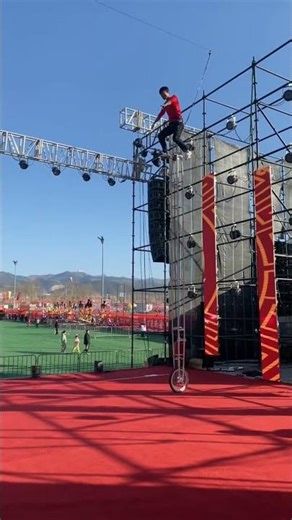 Incredible Unicycle Circus Balance Performance