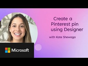 Microsoft Create: Create a Pinterest pin using Designer