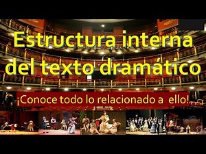 #Estructura_interna_del_texto_dramático (#Teatro). Vídeo 4.