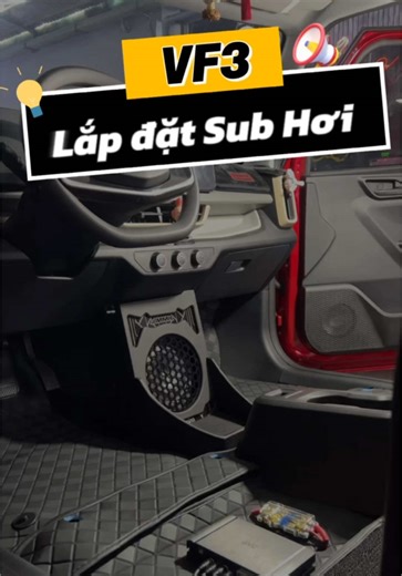 VF3 nâng cấp Sub hơi , thiết kế vào chân Taplo #caraudio #audison #vncaraudio #amthanhxehoi #amthanhchuyennghiep