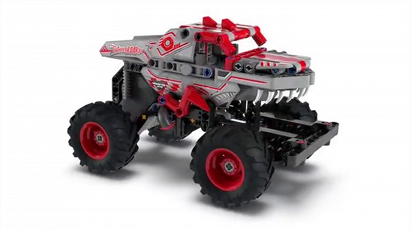 LEGO Technic Monster Jam ThunderROARus Pull-Back Monster Truck Building Toy - Birthday Gifts for Kids, Boys & Girls, Ages 7+ - 42200 - Walmart.com