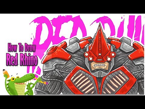 how to draw Rhino from Spider-Man: Miles Morales PS5