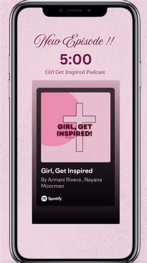Girl Get Inspired! on Instagram: "✨ NEW EPISODE DROPS WEDNESDAY✨ ✨8:00pm✨ The Girl, Get Inspired Podcast is back with encouragement, faith, and real conversations for women walking with God. https://open.spotify.com/show/31Eja1xQup3zuuKJjbi01T?si=F04Vgn2eTYeUfPj1oe-iWg Tune in, be uplifted, and let your spirit be refreshed 🤍✝️ Available now on Spotify 🎧 #GirlGetInspired #FaithPodcast #ChristianWomen"