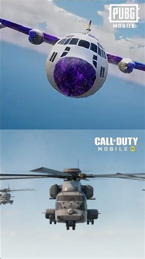 PUBG Mobile vs CoD Mobile Plane Intro Animation 🗿