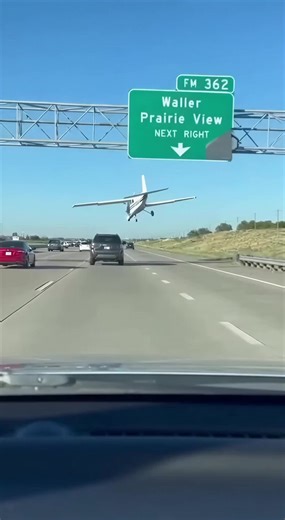 Dramatic Dashcam Footage of Hard Landing on Highway