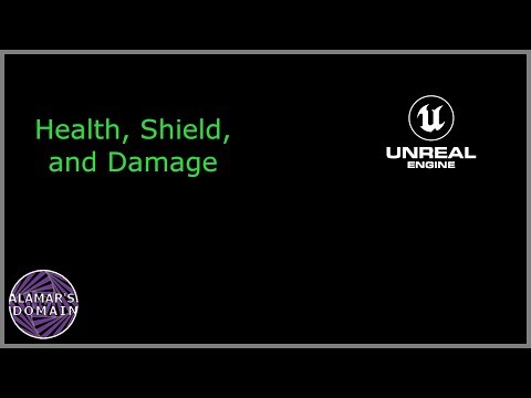 Health, Shield, and Damage, with Unreal Engine 5.2 Blueprints