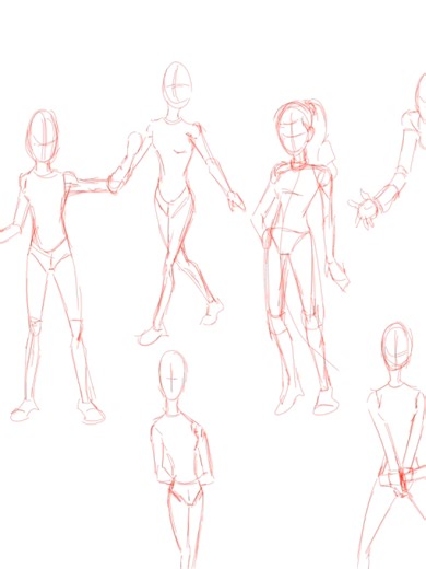 10 Female Poses Silent Timelapse