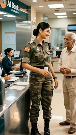 Indian Army Officer Saved The bank from a Robbery #Viral #Shorts #AI #army