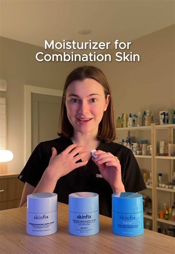 Combo skin needs balancing products so it stays happy! The @Skinfix Ceramide Prime Whipped Cream is a great place to start 🤌 #skinfixpartner #combinationskin #comboskin #moisturizer #skincaretips