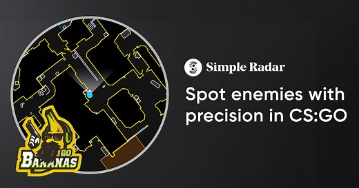 Simple Radar - BananaGaming Edition - By TL;DR on CS:GO