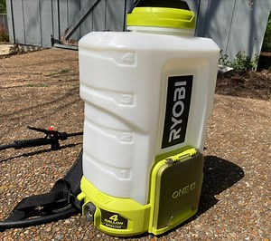 Ryobi ONE  18V Cordless Backpack Sprayer Made Spraying Way Easier | TLR