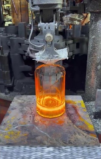 Molten Glass to Perfect Jar in Seconds 🔥