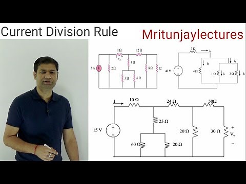 D1.04 Current Division Rule | Current Divider Rule | problems on Current Division rule | DC Circuits