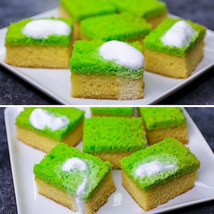 DISH WASH SPONGE ILLUSION CAKE | EGGLESS & WITHOUT OVEN | Yummy Recipes