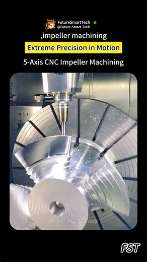 5-Axis CNC Impeller Machining | Extreme Precision in Motion