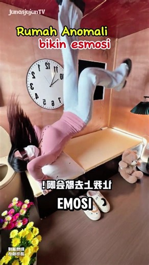 24 Hours in the Upside Down House❗The Ending is So Sad🤣 #andrast #funny