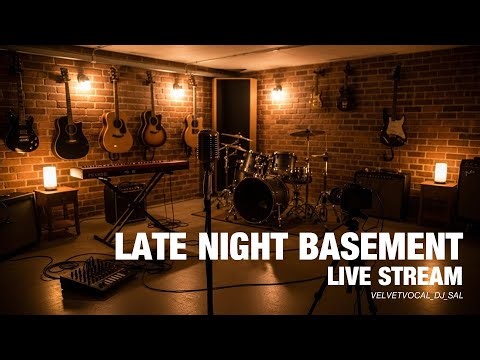 Late Night Basement Live Stream | Velvetvocal_DJ_Sal