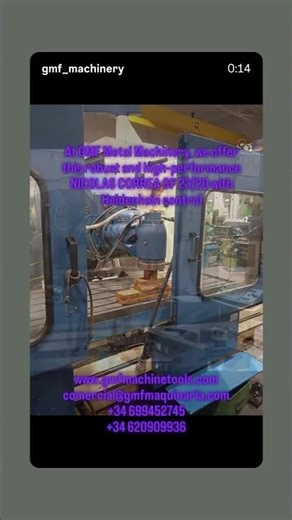 NICOLAS CORREA CF 22/20 with Heidenhain control