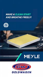Upgrade Your Ride with Meyle filters and give your engine the premium protection it deserves. Meyle filters are engineered to trap even the smallest particles, ensuring cleaner air and oil, leading to smoother performance, better fuel efficiency and a longer engine lifespan. Available at your nearest Goldwagen nationwide. | Goldwagen