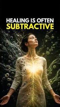 Healing Is Often Subtractive