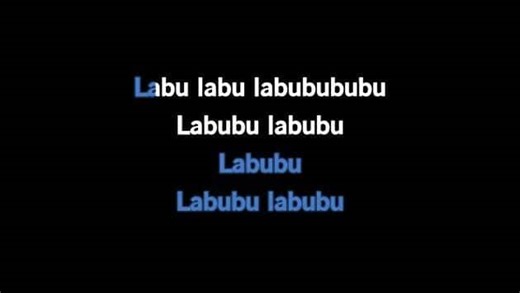 Karaoke The Labubu Song - Labubu Songs - CDG, MP4, KFN - Karaoke Version
