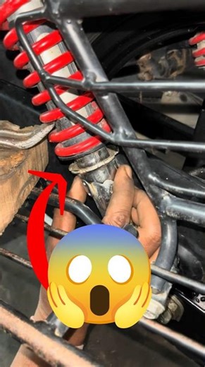 Motorcycle Shock Spring Adjustment #ytshorts #shortsfeeds