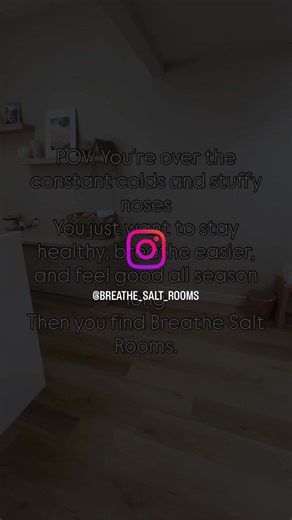 Wellness isn’t just about treating symptoms — it’s about prevention. Salt therapy helps cleanse your respiratory system, reduce inflammation, and strengthen your body’s natural defenses before the sniffles start. 🌿 🍂 Breathe easier, stay ahead of cold season, and feel your best this fall. #BreatheSaltRooms | #FallWellness | #NaturalImmunity | #SaltTherapy | #StayHealthy | Breathe Salt Rooms