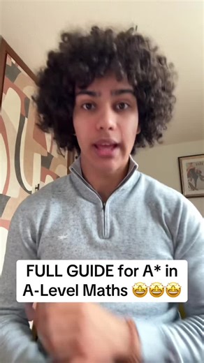 FULL GUIDE for an A* in A-Level Maths #studytok #alevels